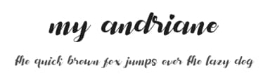 My Andriane by SSI.Scraps — Script Handwritten Font — thumbnail 1
