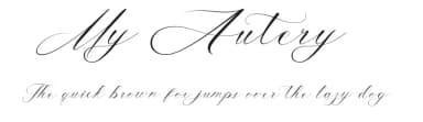 My Autery by Danik Janandi — Script Handwritten Font — thumbnail 1