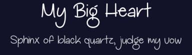 My Big Heart by Misti's Fonts — Script Handwritten Font — thumbnail 2