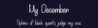 My December by Misti's Fonts — Script Handwritten Font — thumbnail 2