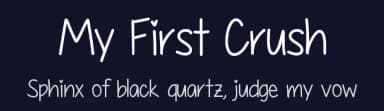 My First Crush by Vanessa Bays — Script Handwritten Font — thumbnail 2