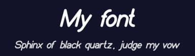 My font by weknow — Sans Serif Font — thumbnail 2