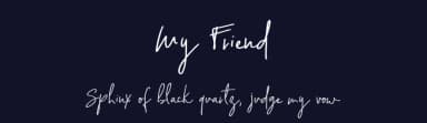 My Friend by pixelcolours — Script Handwritten Font — thumbnail 2