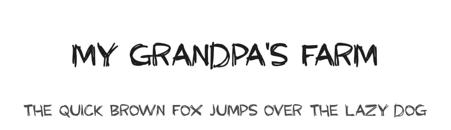 My Grandpa's Farm by Brittney Murphy Design — Script Handwritten Font