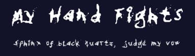 My Hand Fights by Lauri Saarni — Script Handwritten Font — thumbnail 2