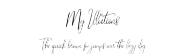 My Illutions by Edric Studio — Script Handwritten Font — thumbnail 1