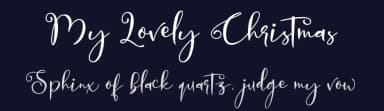 My Lovely Christmas by Creaditive Design — Script Handwritten Font — thumbnail 2