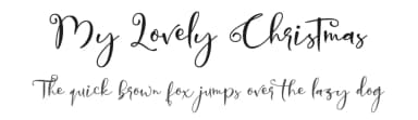 My Lovely Christmas by Creaditive Design — Script Handwritten Font — thumbnail 1