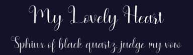 My Lovely Heart by JunCreative — Script Handwritten Font — thumbnail 2