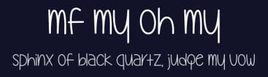 Mf My Oh My by Misti's Fonts — Script Handwritten Font — thumbnail 2