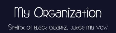 My Organization by Wizzah — Script Handwritten Font — thumbnail 2