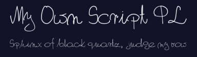 My Own Script PL by Szuflada Designs — Script Handwritten Font — thumbnail 2