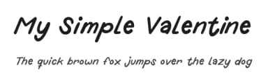 My Simple Valentine by erlosDESIGN — Script Handwritten Font — thumbnail 1