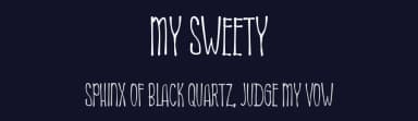 My Sweety by Fatigo — Script Handwritten Font — thumbnail 2