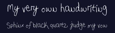 My very own handwriting by Brittani J — Script Handwritten Font — thumbnail 2