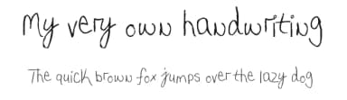 My very own handwriting by Brittani J — Script Handwritten Font — thumbnail 1