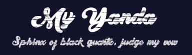 My Yanda by Yanuar Antabua — Script Handwritten Font — thumbnail 2