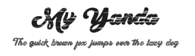 My Yanda by Yanuar Antabua — Script Handwritten Font — thumbnail 1