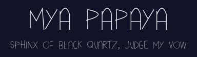 Mya Papaya by Murder Fonts — Script Handwritten Font — thumbnail 2