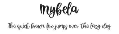 Mybela by Scratch Design — Script Handwritten Font — thumbnail 1