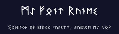 My Font Runes by Runas Escandinavas Diseño De Runas Real — Dingbats Font — thumbnail 2