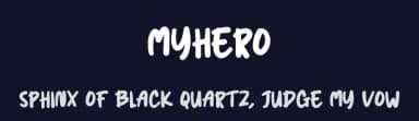 Myhero by Andi Moz — Script Handwritten Font — thumbnail 2