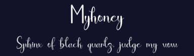 Myhoney by Fahmi Hayat — Script Handwritten Font — thumbnail 2