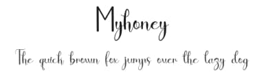 Myhoney by Fahmi Hayat — Script Handwritten Font — thumbnail 1