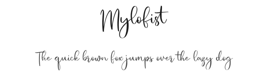 Mylofist by Maulana Creative — Script Handwritten Font