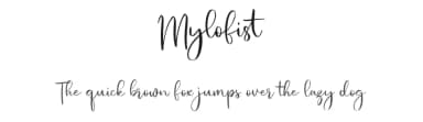 Mylofist by Maulana Creative — Script Handwritten Font — thumbnail 1