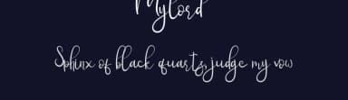 Mylord by Haksen Studio — Script Handwritten Font — thumbnail 2