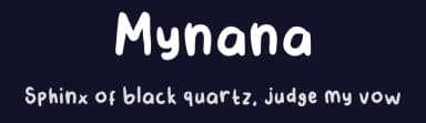 Mynana by Laila Ratna Sari — Script Handwritten Font — thumbnail 2