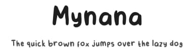 Mynana by Laila Ratna Sari — Script Handwritten Font — thumbnail 1