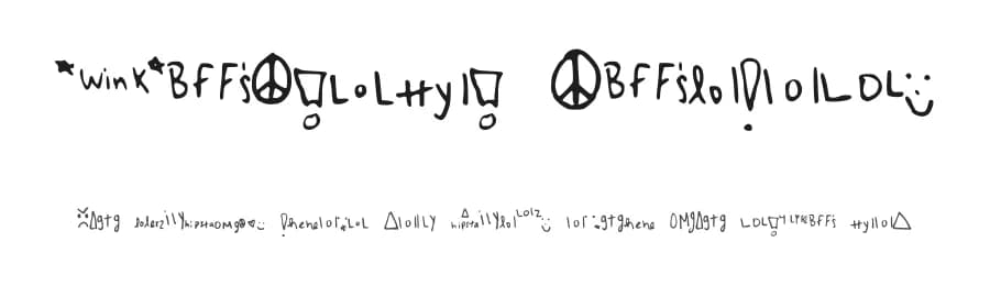 MyRanda Symbols by Miranda Matthews — Dingbats Font