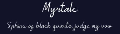 Myrtale by Dasukreation — Script Handwritten Font — thumbnail 2