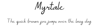 Myrtale by Dasukreation — Script Handwritten Font — thumbnail 1
