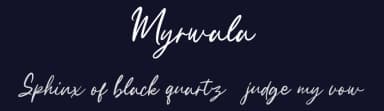 Myrwala by Creatype Studio — Script Handwritten Font — thumbnail 2