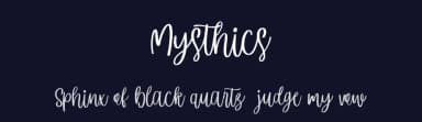 Mysthics by Maulana Creative — Script Handwritten Font — thumbnail 2