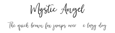Mystic Angel by ReyreyBlue — Script Handwritten Font — thumbnail 1