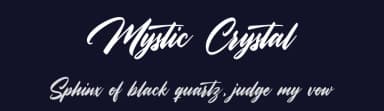 Mystic Crystal by Octotype  | Thomas Boucherie — Script Handwritten Font — thumbnail 2