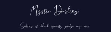 Mystic Darling by StringLabs Creative Studio — Script Handwritten Font — thumbnail 2
