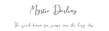 Mystic Darling by StringLabs Creative Studio — Script Handwritten Font — thumbnail 1
