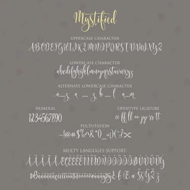 Mystified Font by Byuly Ayika — Script Handwritten Font — thumbnail 2
