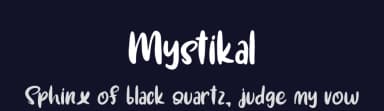 Mystikal by nomlimofont — Script Handwritten Font — thumbnail 2