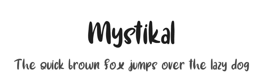 Mystikal by nomlimofont — Script Handwritten Font