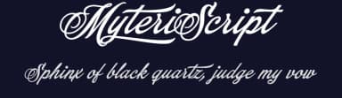 Myteri Script by Måns Grebäck — Script Handwritten Font — thumbnail 2
