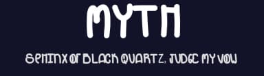 Myth by Des Gomez — Script Handwritten Font — thumbnail 2