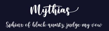 Mythias by Madatype Studio — Script Handwritten Font — thumbnail 2