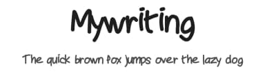 Mywriting by Peax Webdesign — Script Handwritten Font — thumbnail 1