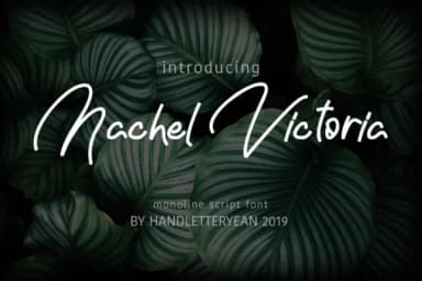 Nachel Victoria Font by yean.aguste — Script Handwritten Font — thumbnail 3